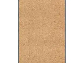 Vaskbar dørmåtte 90x150 cm cremefarvet