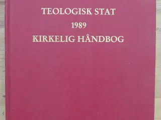 Teologisk Stat, Kirkelig Håndbog 1989