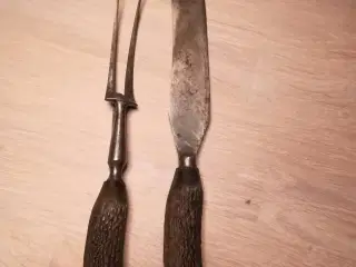 Gammelt fint forskærer sæt (horn)