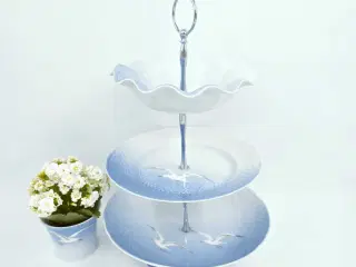 Mågestel 3 etagers opsats Porcelæn