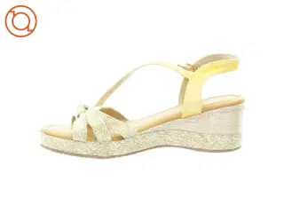 Gule kilehæl sandaler (str. 34)