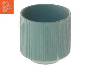 Lille blå krukke (str. Ø 6 cm højde 5,5 cm)