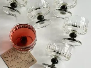 Portionsskål, krystalglas, 6 stk samlet