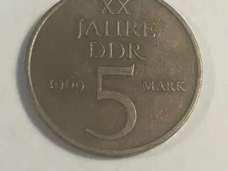 5 mark DDR 1969 Germany