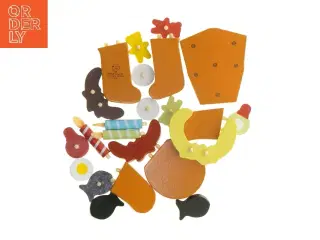 Kagemand-Byggesæt med farverige brikker