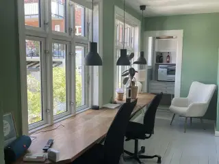 ‘New Yorker loft’ kontorfællesskab ved Hellerup Station: Lej 1-3 kontorpladser eller eget lukket kontor