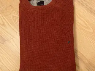 Rød herresweater str XL