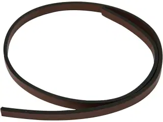 Brunt Imiteret Læderbånd 10 mm x 1 m - Holdbart Design