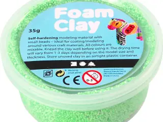 Foam Clay®, neon grøn, 35g/ 1 ds.