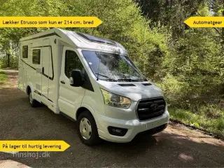2025 - Etrusco V 6.6 SF Aut.   Lækker Autocamper med automatgear som kun er 214 cm bred fra Hinshøj Caravan.