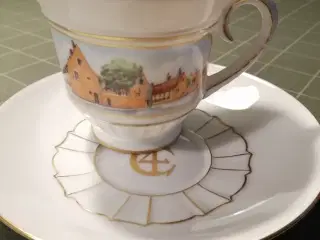 B&G Porcelæn, Nyboder  kop og underkop.  