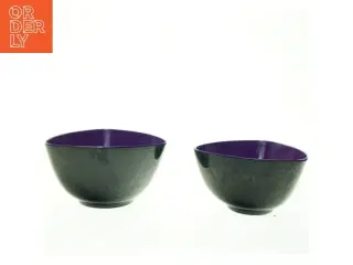 Sorte skåle (str. 20 x 12 cm 22 x 12 cm)
