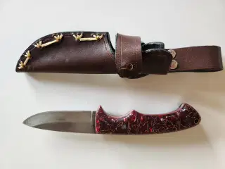 Costum Jagtkniv med skede