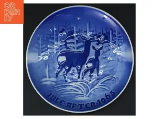 Juleplatte 1965 fra Royal Copenhagen (str. Ø. 18 cm)