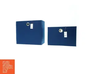 Stof kasser fra Hübsch (str. 40 x 24 og 35 x 20)