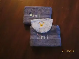 håndklæder med navn Emil