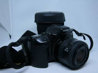 Minolta 5000si med to objektiver