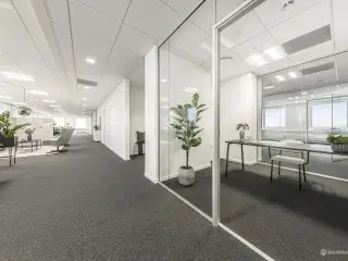 Total nyistandsat kontor centralt i Herlev