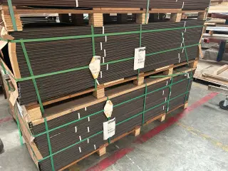 Bambus terrassebrædder IPE - 43 m2 inkl. clips. 