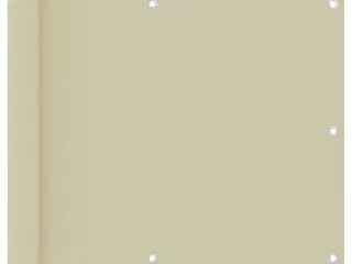 Altanafskærmning 75x500 cm oxfordstof cremefarvet