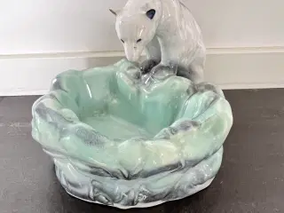 Porcelænsfigur Isbjørn ved isbjerg