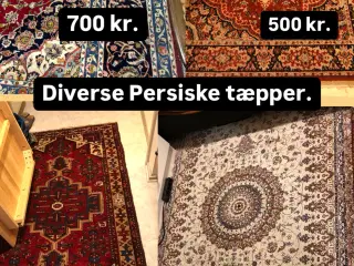 Diverse persiske tæpper