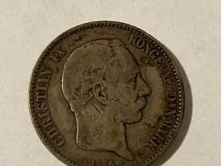 1 Krone 1876 Danmark
