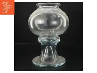 Glas lysestage (str. 26 cm)