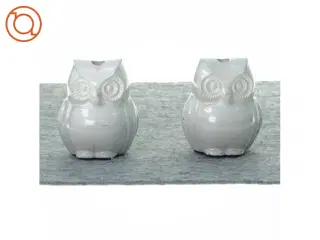 Lysestager med ugle motiv fra Madam Stoltz (str. 9 x 7 cm)
