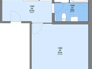 2 værelses lejlighed på 73 m2, Esbjerg Ø, Ribe
