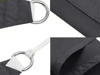 42302 Sunshade Sail Oxford Fabric Square 3,6x3,6 m Anthracite