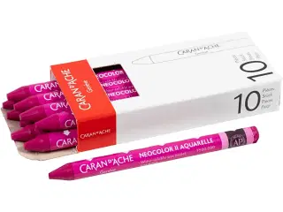 CARAN D’ACHE Neocolor II Pasteller, Crimson, 10 stk.