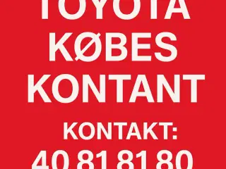 Opkøber Avensis