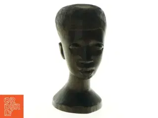 Træmannequin hoved (str. 11 x 6 cm)