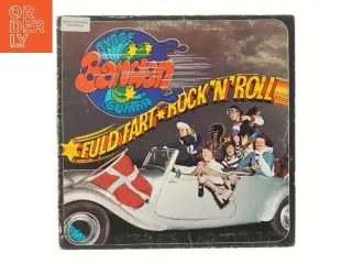 Tyggegummibanden - Fuld Fart Rock&#39;n&#39;Roll LP fra EMI