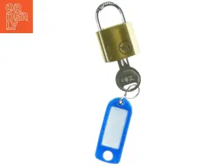 Bærbar hængelås med nøgle fra Yale (str. 5 x, 3 cm)