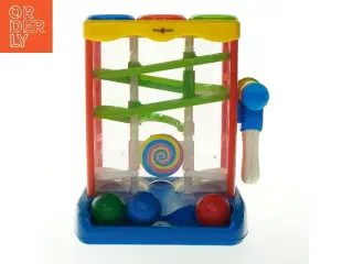 Legetøjs ball-race spil fra Play 2 Learn (str. H. 28 cm. 22 x. 19 cm)