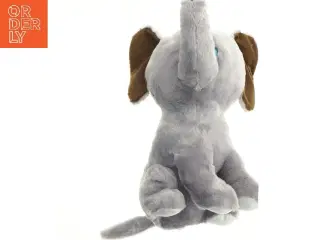 Blågrå plys elefant