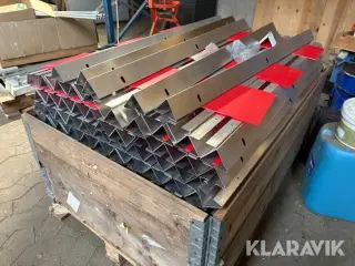 Taglister aluminium Cirka 230 styk