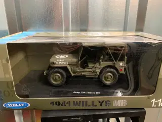 Modelbil Militær Jeep 1:18