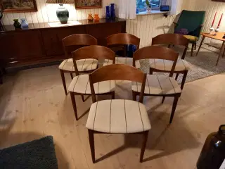 6 spisebordsstole fra Farstrup møbelfabrik