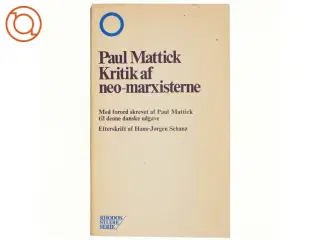 Kritik af neo-marxisterne af Paul Mattick (Bog)