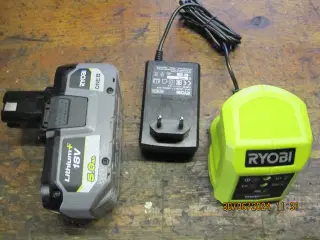 Batteri Ryobi+Lader