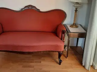 Sofa og 4 spisestuestole