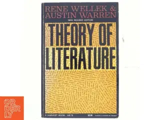 Theory of literature by Rene Wellek