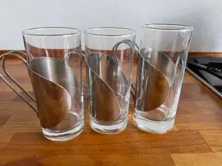 Irish Coffe glas med metalholder