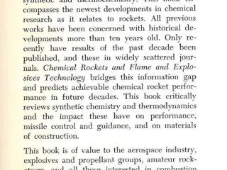 Chemical Rockets and Flame and Explosives Tech