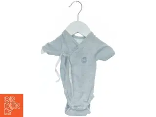 Lyseblå bodystocking med korte ærmer fra Petit Bateau (str. 62)
