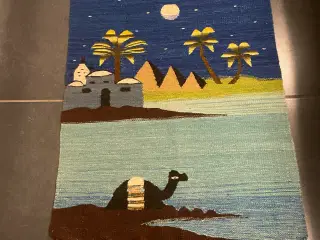 Vægtæppe med pyramider og kameler