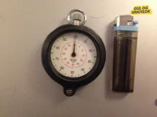 Heuer stopur fra min far tid. Måler 1/100 sekund